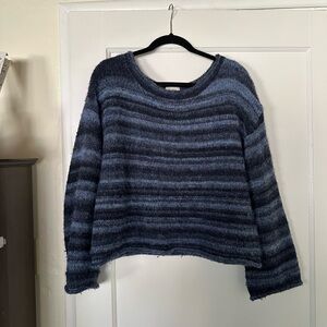 Rhythm Striped Blue Sweater